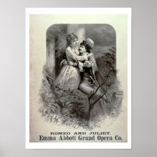 Advertisement for 'Romeo And Juliet', Starring Emm Poster