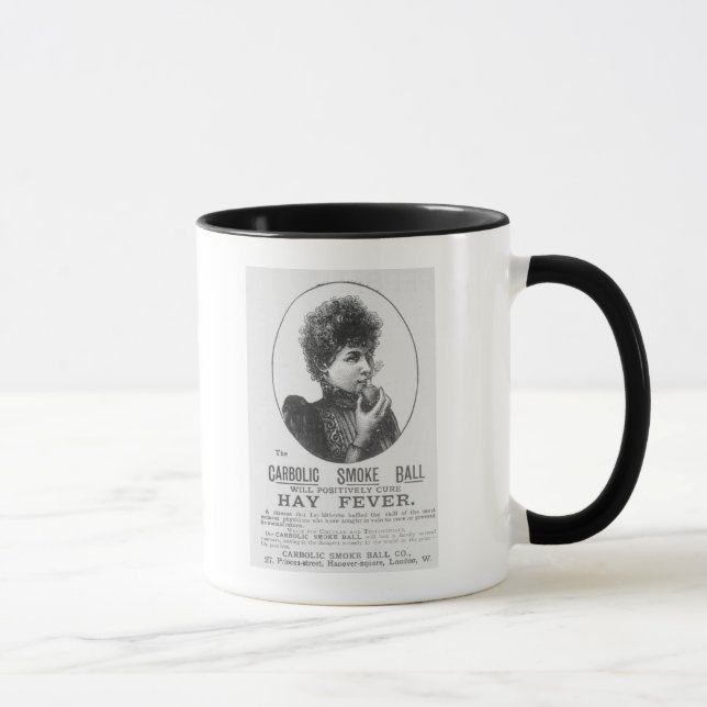 Advertisement for the Carbolic Smoke Ball Mug (Right)
