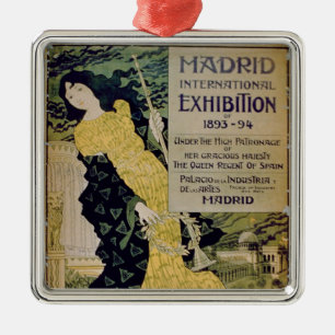 Advertisement for the 'Madrid International Exhibi Metal Ornament