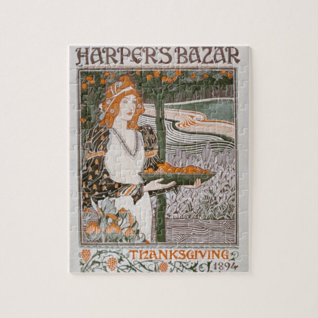Advertisement for the Thanksgiving edition of 'Har Jigsaw Puzzle (Vertical)