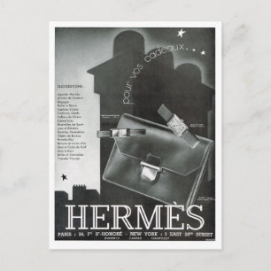 Advertisement, Hermes Postcard