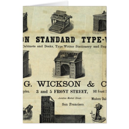 Advertisement with Guide Map Cards (Front)