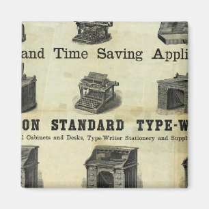 Advertisement with Guide Map Magnet