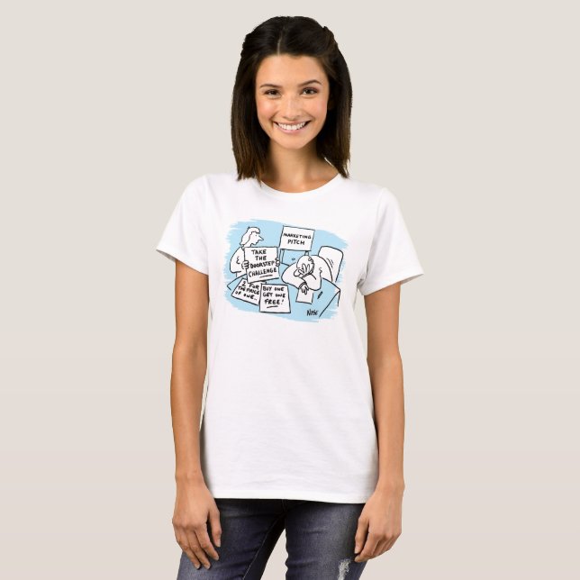 Advertising Agency Sales Pitch T-Shirt (Front Full)