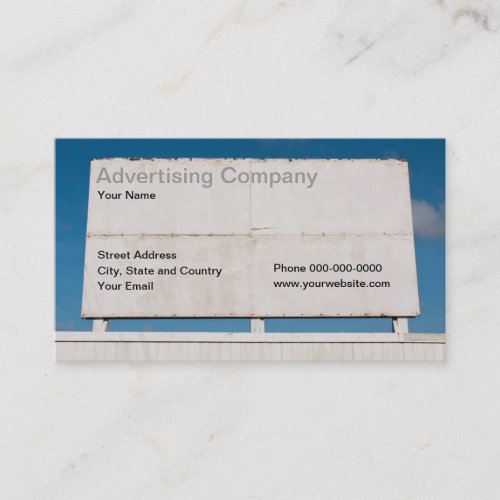 Advertising Company Business Card