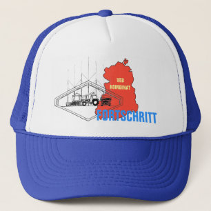 Advertising Design Combined Progress DDR. Trucker Hat