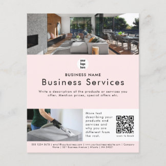 Advertising Leaflet House Cleaning Maid Service Flyer