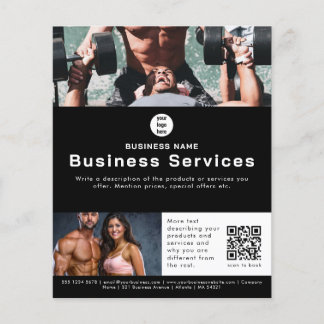 Advertising Leaflet Sales Promotional Gym Fitness Flyer