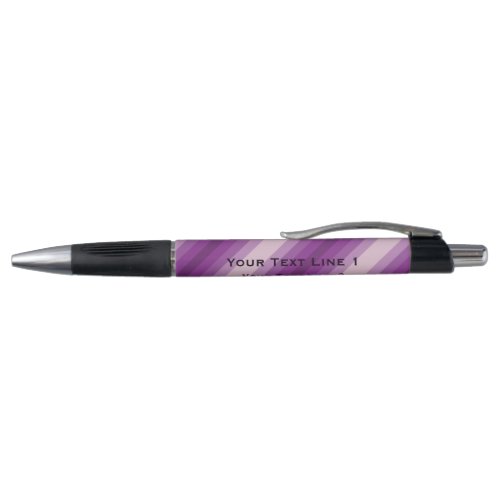 Advertising or Promotional Pen 4 Customers Purple