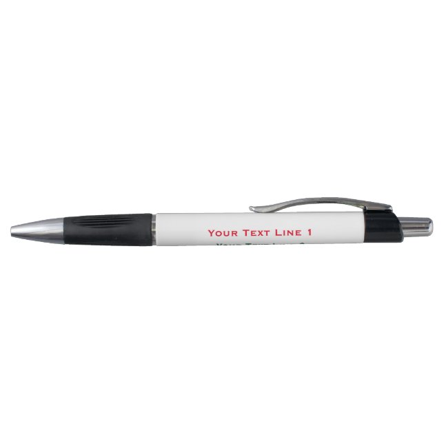 Advertising Promotional Customers Christmas White  Pen (Top)