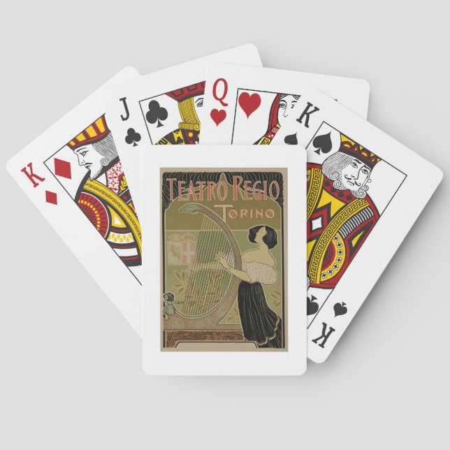 Advertisment for the 'Theater Royal' Poker Cards (Back)