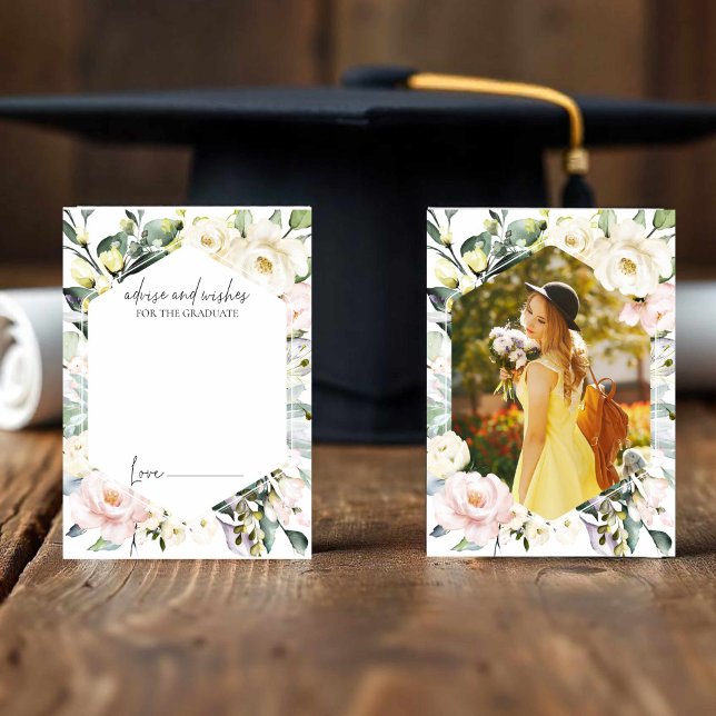 advice and wishes | Boho Graduation Enclosure Card (Creator Uploaded)