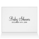 Advice Card Baby Shower Gold Glitter Lights (Inside Horizontal (Top))