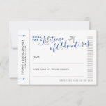 Advice Card Bridal Shower Travel and Date Night<br><div class="desc">Advice Cards for a Destination Wedding or Travel Theme Bridal Shower Printed on mini "boarding pass" plane ticket cards so guests can write in travel advice and vacation trip ideas or date night ideas - or both. The flexible design lets you decide how you'd like the bridal party advice game...</div>