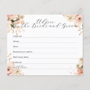 Advice Card Brunch & Bubbly Bridal Shower Flyer