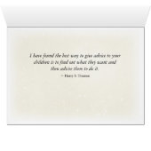 Advice card ~Truman (Inside Horizontal (Bottom))