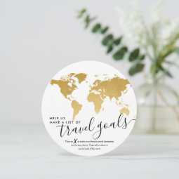 Advice Card Unique Guest Book Travel Ideas Cards | Zazzle