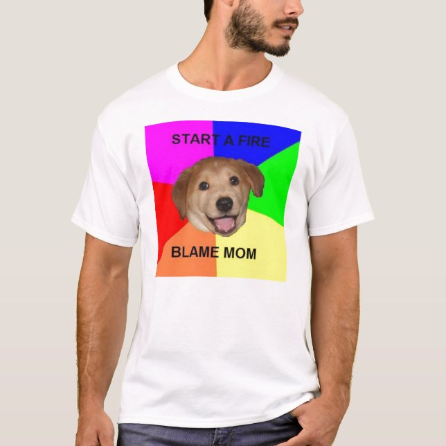 Advice dog T-Shirt (Front)