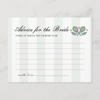 Advice for Bride Perfect Match Bridal Shower