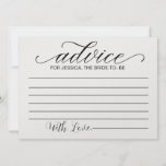 Advice for Bride to Be- Bridal Shower Advice Cards<br><div class="desc">Advice for Bride to Be- Bridal Shower Advice Cards</div>