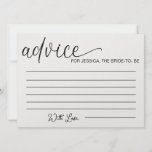 Advice for Bride to Be- Bridal Shower Advice Cards<br><div class="desc">Advice for Bride to Be- Bridal Shower Advice Cards</div>
