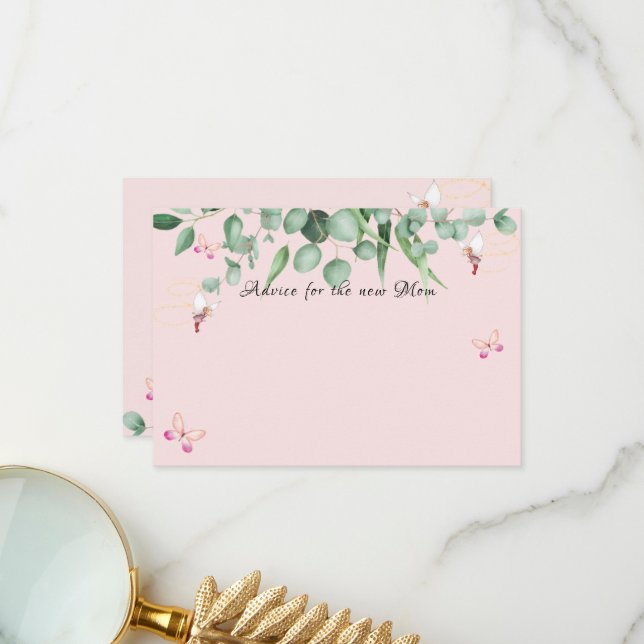 Advice for new Mom card (Front/Back In Situ)