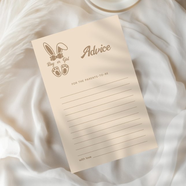 Advice for Parents Bunny Light Beige Gender Reveal (Creator Uploaded)