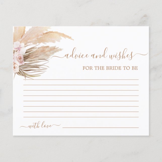 Advice for the Mom to Be card (Front)