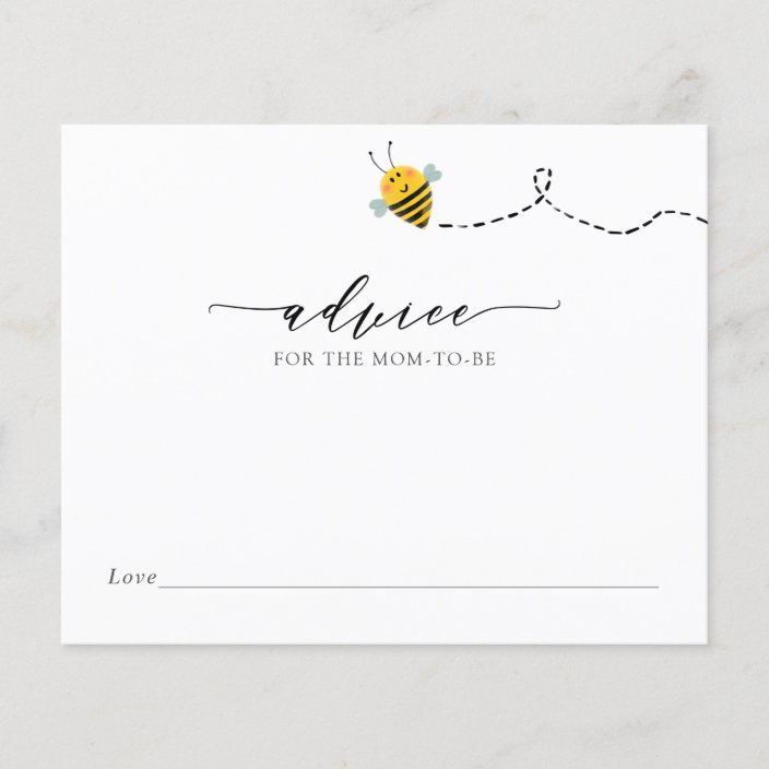 Advice for the Mommy-to-Bee | Zazzle.com