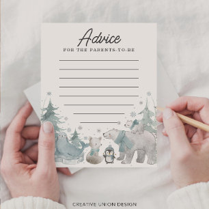 Advice for the Parents-to-be Baby Shower Game