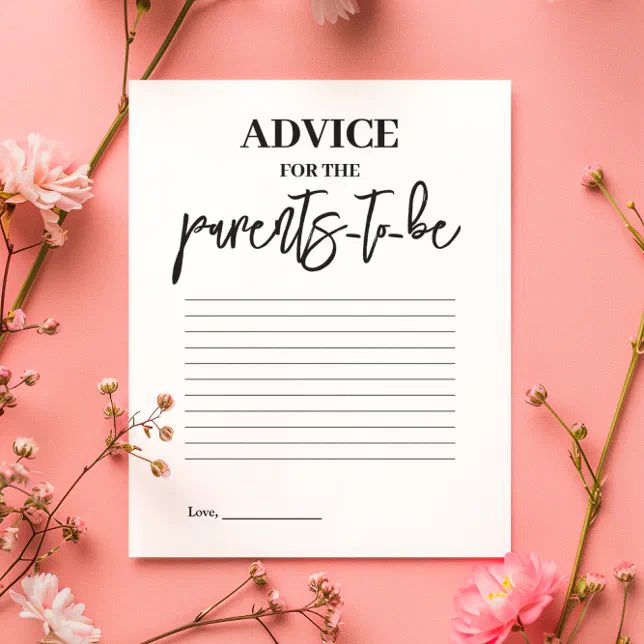 advice-for-the-parents-to-be-baby-shower-game-zazzle