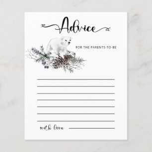 Advice for the parents to be card