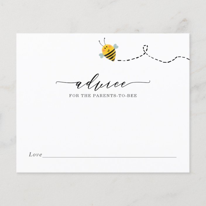 Advice for the Parents-to-Bee | Zazzle.com