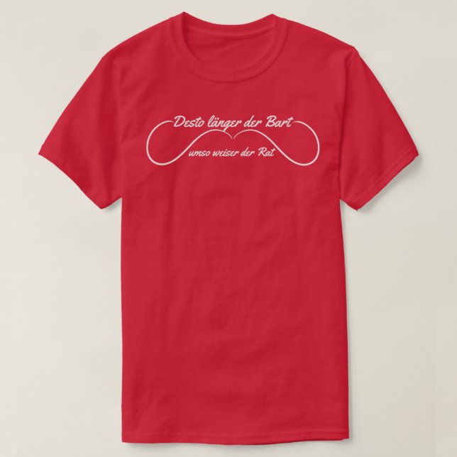 Advice from a bearded man T-Shirt (Design Front)