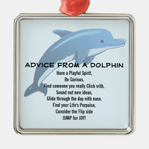 Advice from a Dolphin Ornament
