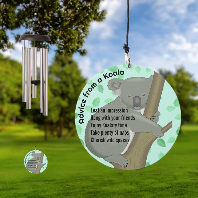 Advice from a Koala Design Wind Chime (Outdoor)