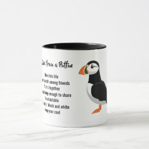 Advice from a Puffin Design Mug