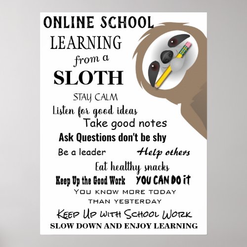 Advice from a Sloth for Online Learning Poster