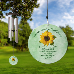 Advice from a Sunflower Design Wind Chime