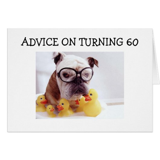 ADVICE ON TURNING "60" CARDS (Front Horizontal)