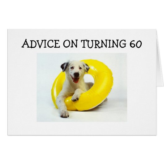 ADVICE ON TURNING "60" CARDS (Front Horizontal)