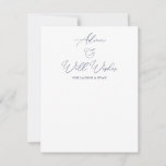 Advice & Well Wishes for the Couple Wedding Card<br><div class="desc">Beautiful Advice and Well Wishes for the Happy Couple cards,  perfect for your Cards and Gifts table!</div>