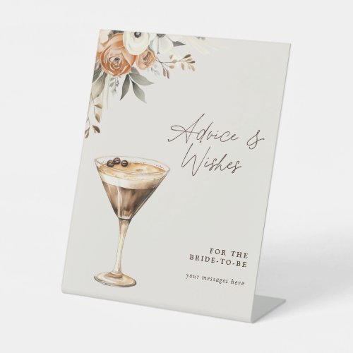 Advice & Wishes Espresso Martini Bridal Shower