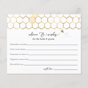 Advice & Wishes for Bride and Groom Bridal Shower