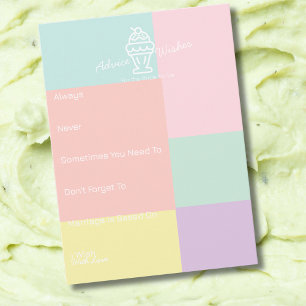 Advice & Wishes for the Bride  Bridal shower