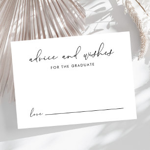 Advice Wishes For The Graduate Graduation Enclosure Card