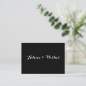 Advice & Wishes Wedding Cards (Standing Front)