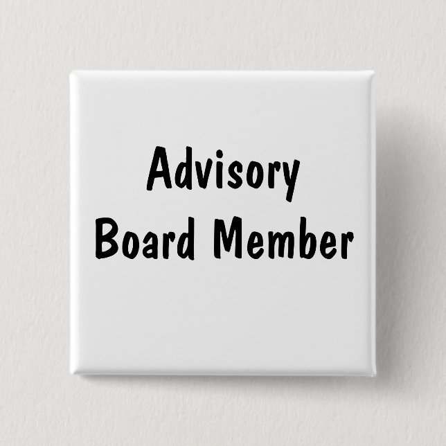 Advisory Board Member Button (Front)