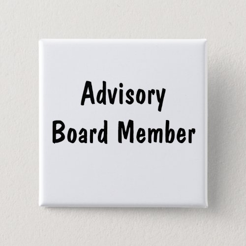 Advisory Board Member Button