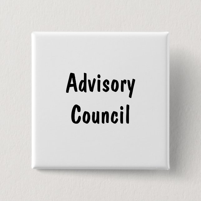 Advisory Council Pinback Button (Front)